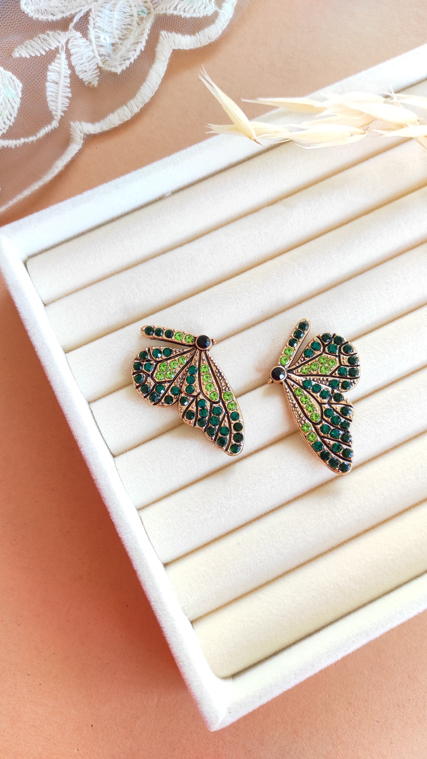 Quirky Butterfly Wing Studs