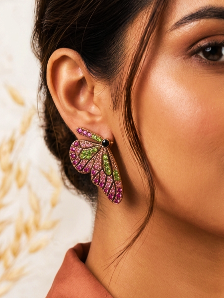 Quirky Butterfly Wing Studs