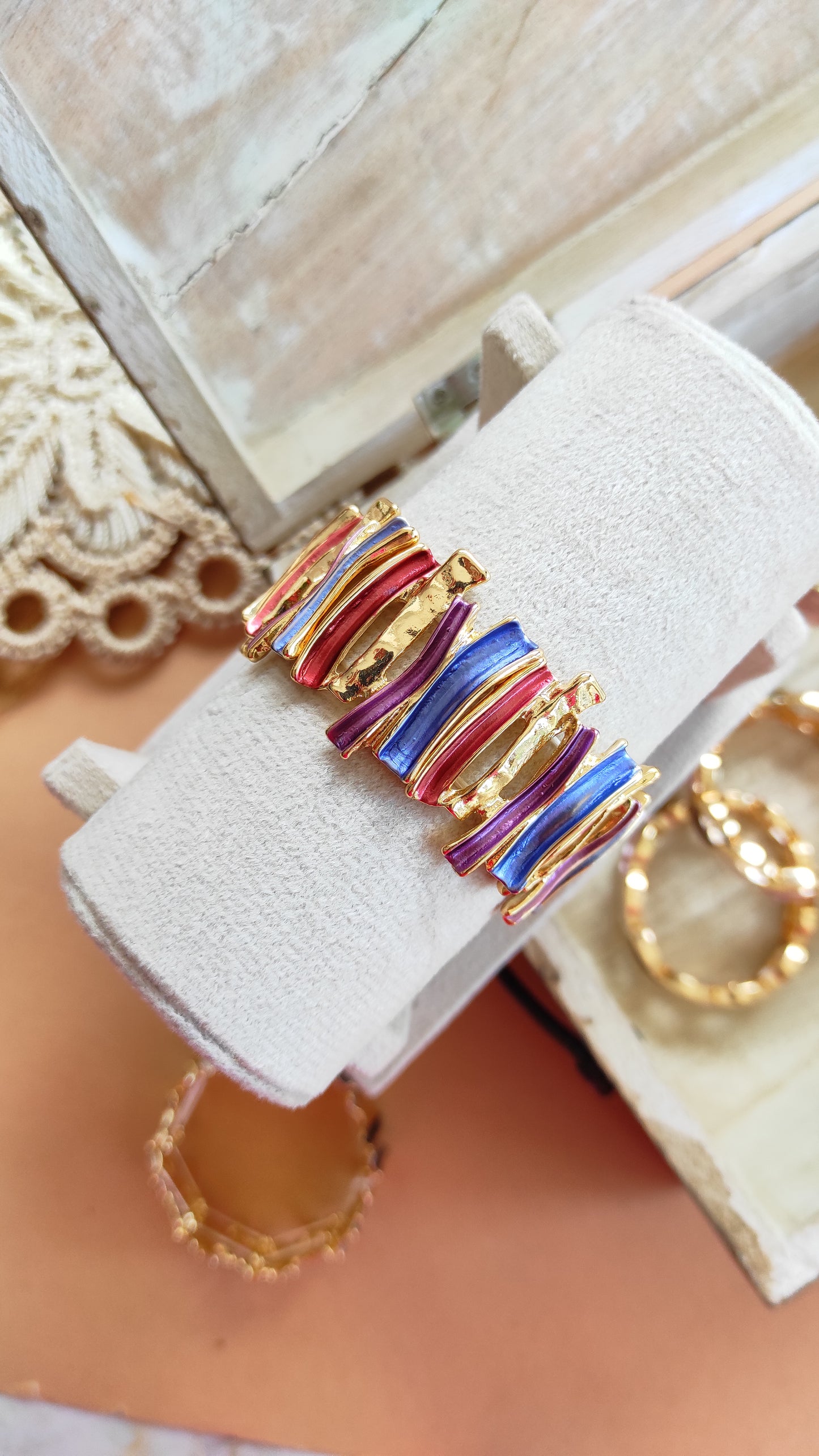 Elaine stripy bracelet