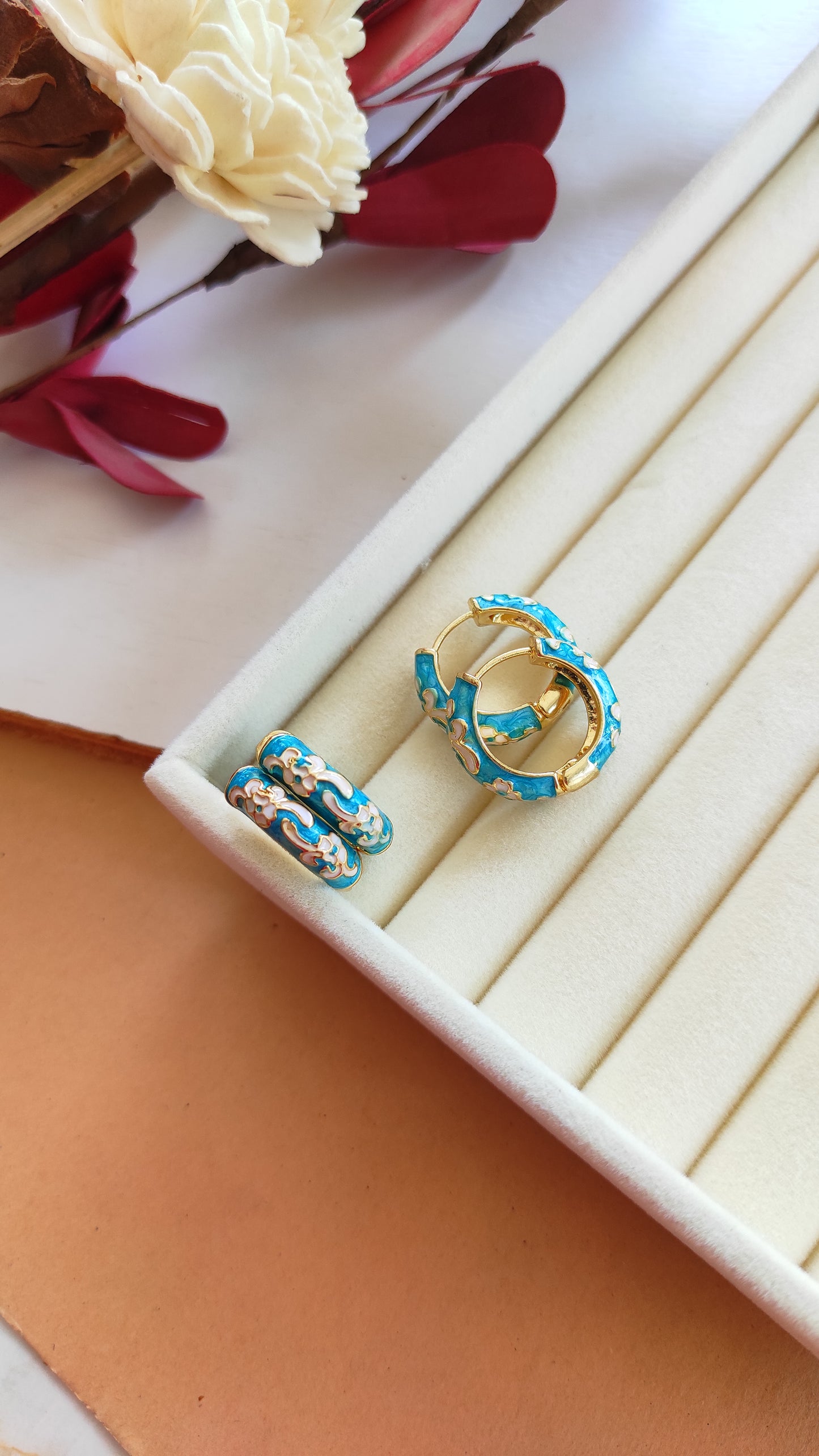 Enameled Hoops 001