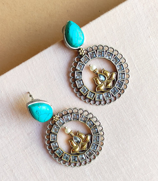 Gini dualtone earrings DTE1