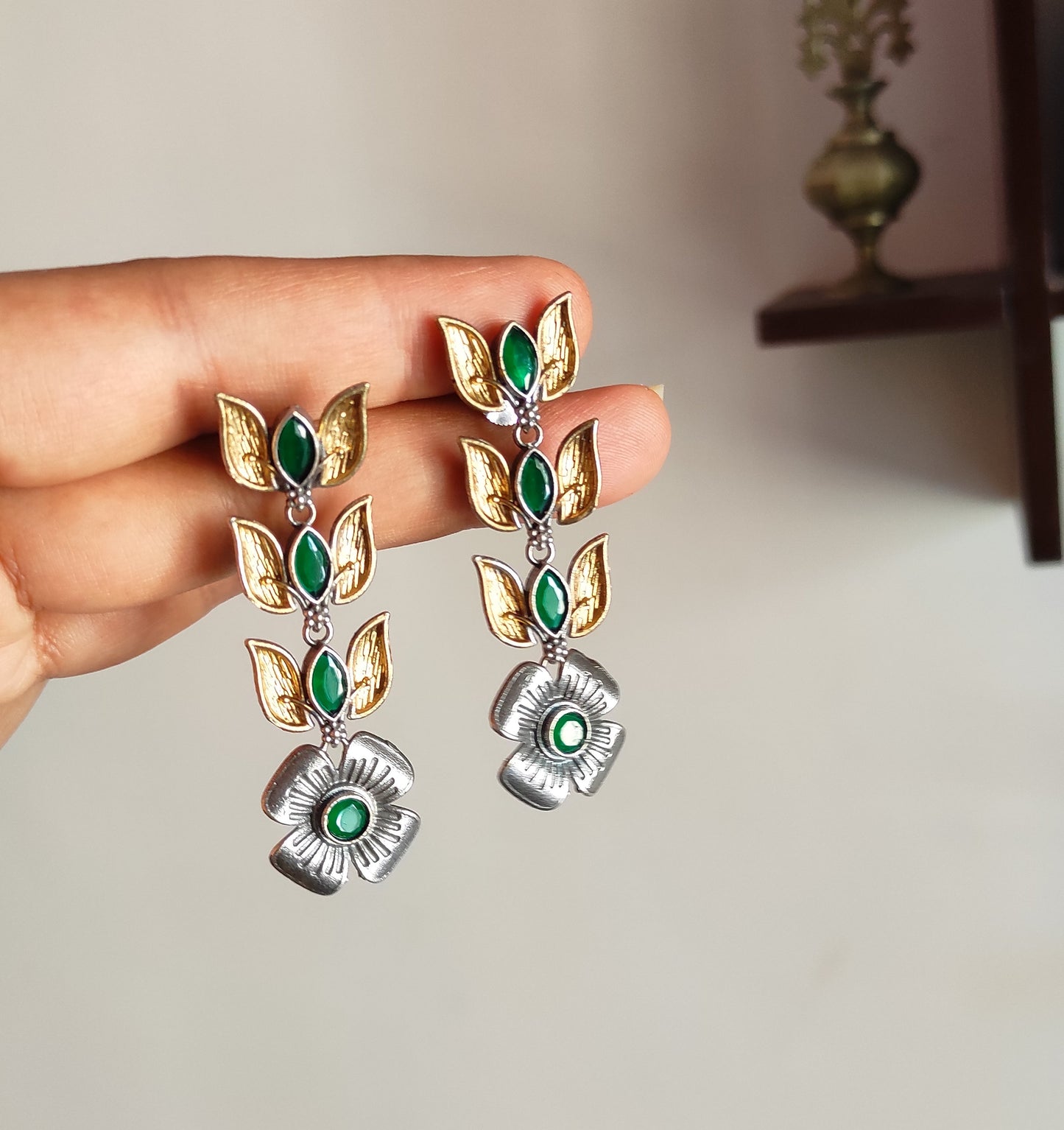 Ruchika dualtone earrings DTE1
