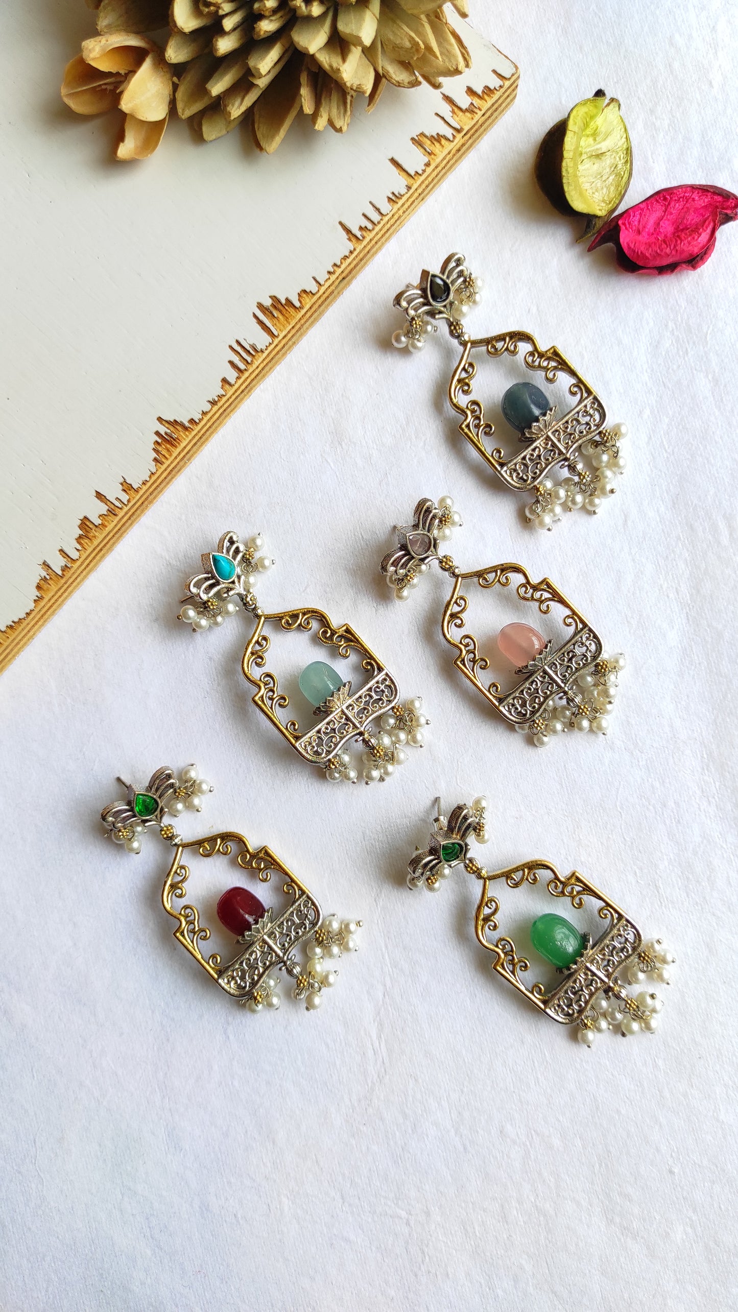 Riya dualtone earrings