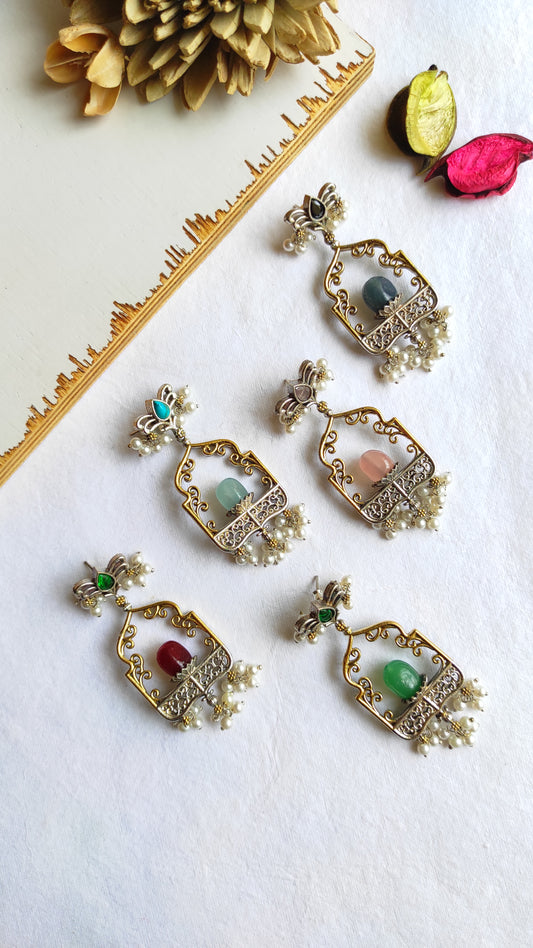 Riya dualtone earrings