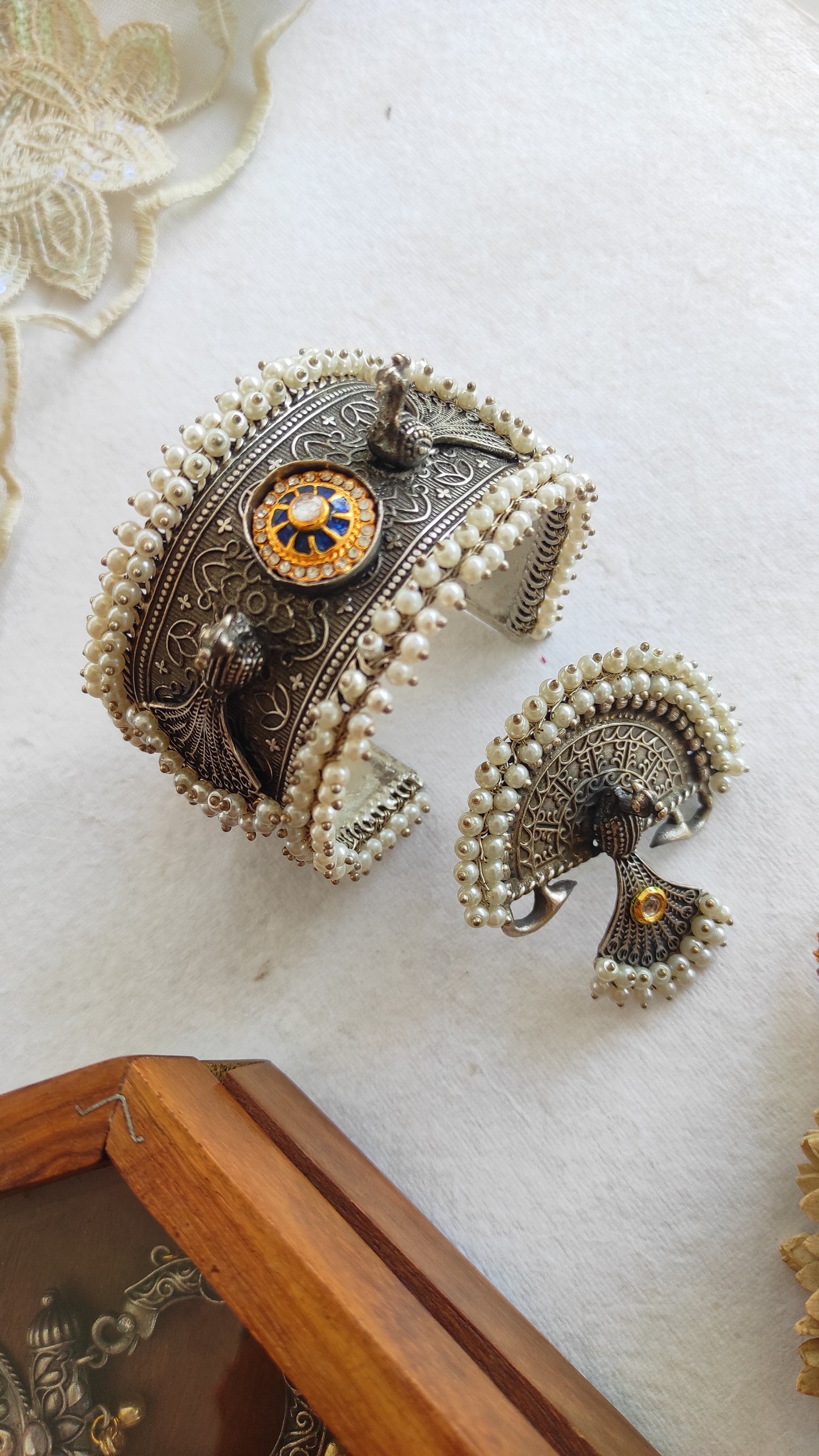 Morni kada bracelet and ring